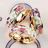 Hebilla de Acero Titanio Esmaltado Tres Anillos para Toalla de Seda Hebilla Nudo Joyería de Goteo de Aceite Hebilla para Bufanda Hebilla Multifunción para Accesorios de Cinta