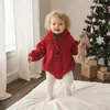 Macacões de Bebê para Outono e Inverno para o Natal e Ano Novo, Macacões Fofos com Capuz de Urso para Bebês Meninos e Meninas, Roupas de Ano Novo para Recém-nascidos