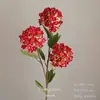 Casamento Estilo Chinês Estilo Vermelho Decoração de Guia de Estrada Arranjo de Flores Artificiais Flor de Teto Cerimônia de Noivado Arranjo de Banquete Arte com Flores Artificiais de Casamento