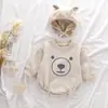Macacão de Bebê com Forro de Lã para o Inverno 2025, Macacão Curto, Roupa de Fora, Liquidação, Sem Devoluções ou Trocas