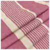 078# moderno algodón arrugado habitación doble (008)Suéter informal de punto de jersey a rayas de color 290g