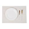 Material en Blanco para Sublimación 380g Algodón-Lino Compuesto Manteles Individuales Posavasos para Vajilla Mantel Individual Estilo Occidental Mantel Individual Xqds0320B