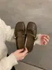 Zapatos Mary Jane de suela blanda con punta redonda y corte bajo, nuevo modelo primavera 2025, versátiles para ir al trabajo, zapatos planos de mujer con una sola tira