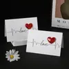 Cartão de Saudação de Amor para o Dia dos Namorados 520, Cartão de Declaração para o Dia dos Namorados Chinês, Cartão Dobrável Estéreo em Formato de Coração Feito à Mão DIY de Aniversário
