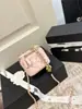 Bolso Caja Acolchado de Diamantes en Piel de Cordero con Logo Dorado Clásico Bolso de Hombro Cruzado Versátil de Moda Bolso de Mano para Mujer Elegante Mujer Madura