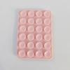 Ventosa Multifuncional de Silicone para Celular Ventosa Quadrada de 24 Pontos Capa de Silicone para Celular Ventosa de Silicone Adesivo Traseiro para Celular