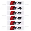 Aplicable a Audi S3 S4 S5 S6 S7 S8 logotipo deportivo serie S desplazamiento modificado etiqueta de galvanoplastia del logotipo trasero