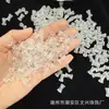 7*12mm cuentas de bambú transparentes perla de imitación abs pulsera DIY cadena de teléfono móvil colgante de coche joyería accesorios con cuentas al por mayor