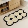Tapete de Piso de Baño Simple Absorbente de Agua de Secado Rápido Antideslizante Tapete Suave de Tierra de Diatomeas Tapete de Piso Combinación de Tapete de Piso para Baño Inodoro Inodoro