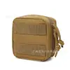 Bolsa de cintura tática, bolsa de expansão Molle para atividades ao ar livre, sub-bolsa multifuncional para armazenamento de itens diversos EDC, pequena bolsa médica para entusiastas militares e atividades ao ar livre