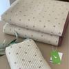 Edición AB Algodón Edredón Ganso Grande Juego de Tres Piezas Algodón Floral Pequeño Cuatro Estaciones Colchoneta Delgada Tatami Sábana Gruesa