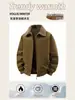 Chaqueta de Invierno Amazon 3D Transfronteriza para Hombre de Algodón con Forro Polar, Engrosada, Moderna, Tendencia, Chaqueta de Invierno Reversible 2026