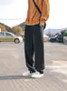 Calça de Trabalho Estilo Americano Tendência para Homens, Novo Modelo Primavera e Outono 2026, Corte Solto, Tamanho Grande, Calça Casual Esportiva, Calça Longa Masculina de Perna Reta
