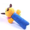 Lote directo de fábrica de juguetes de terciopelo de maíz resistentes a las mordeduras, juguetes de peluche para perros, resistentes a las mordeduras, lindos juguetes al por mayor