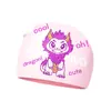 Gorro de Natación Infantil Moderno y Lindo Dibujos Animados Impermeable Protección para los Oídos Silicona Gorro de Natación para Niños y Niñas Venta al por Mayor