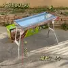 Nueva Parrilla de Barbacoa Transfronteriza para Uso en Casa, Estante Plegable Portátil para Barbacoa al Aire Libre, Parrilla de Carbón de Acero Inoxidable, Venta al por Mayor Transfronteriza