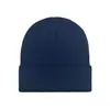 Gorro de Punto de Color Sólido con Logo Bordado Personalizado Moda de Invierno Cálido y Cómodo Gorro para el Frío Liso Lana Ligera Gorro de Lana Venta al por Mayor