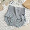 Calcinhas Seamless de Cintura Alta para Controle da Barriga para Mulheres 2025 Novo Modelo 7A Virilha de Seda de Amora Antibacteriana Tamanho Grande Shorts Respiráveis para Meninas
