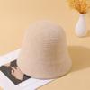 Gorro de Pescador de Lana para Mujer, Nuevo Estilo Otoño e Invierno 2026, Cálido, de Nicho, Retro, Gorro Bucket de Chica Rica, Hace que la Cara Parezca Más Pequeña