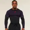 GYMSHARK Camiseta Nueva Muscle Shark para Hombre para Correr, Deportes, Fitness, Casual, Transpirable, Ajustada de Compresión