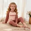 Venta de liquidación: Conjunto de ropa interior térmica de algodón puro para niños para otoño e invierno, ropa de estar unisex para bebé, tops y pantalones de otoño, pijamas para niños