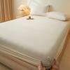 Funda de Cama de Algodón Puro Categoría A Algodón Puro Algodón de Xinjiang Funda de Cama Sencilla Juego Protector de Colchón Funda de Cama a Cuadros de Algodón Lavado Juego de Tres Piezas