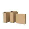 Caja de Cartón Plana Rectangular de Cinco Capas Extra Dura Caja de Empaque Caja Grande de Cartón para Logística Express Caja para Zapatos Lista para Usar