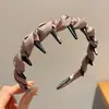 Diadema Ancha Estilo Coreano para Mujer 2026 Nuevo Modelo Diadema de Moda de Alta Gama para Salir, Lavarse la Cara, Pinza para el Cabello Antideslizante Accesorio para el Cabello
