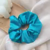 Estilo Jennie Simples Básico Elástico de Cabelo Intestino Grosso Corda de Cabelo Popular na Internet Coreana Headwear Retrô Francês para Mulheres