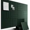 Paneles Acústicos de Fibra de Poliéster con Rayas Verticales, Decoración de Pared de Fondo Cuadrada, Paneles Aislantes de Ruido de Fieltro para Estudios de Grabación y KTVs