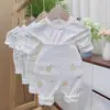 Pantalón Largo de Algodón Puro sin Huesos Otoño/Invierno para Bebé Clase A (Nuevo) 33004 Ropa de Casa Separada para Bebés con Protección para la Barriga de Cintura Alta