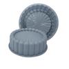 Molde redondo de silicona para tartas con borde cruzado, molde para mousse de girasol, utensilios para hornear, bandeja para hornear tartas, horno