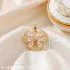 Accesorios para Joyería DIY Venta Caliente Arcoíris Cobre Micro Incrustación Circonita Accesorios para Joyería Temperamento Femenino Accesorios de Alta Gama