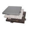 Fabricante de chapa de aluminio para muro cortina, chapa de aluminio perforada con patrón de piedra pulverizada con fluorocarbono, decoración de cabezal de puerta, chapa de aluminio con imitación de madera para techo
