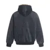 Nova Jaqueta de Algodão Masculina Street Style Inverno 2025, Cardigã com Tratamento Anti-Amasso, Casaco de Algodão com Capuz Jovem e Moderno 06