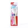 Venta al por mayor del fabricante Tres cepillos de dientes para el hogar Cepillos de dientes de pelo para adultos Cerdas suaves Juego de cepillos de dientes finos para el hogar para adultos