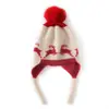 Nuevo Sombrero de Ciervo 35% Cachemira para Niños Otoño e Invierno 2026, Cálido y Casual, Versátil y Sencillo con Pompones para Niños y Niñas