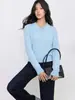 BW Pedido Suéter de Punto Trenzado Estilo Coreano Cuello Polo para Mujer 2026 Otoño Nuevo Sentido del Diseño Nicho Manga Larga