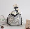 Bolso de mujer con diseño de panda de dibujos animados, bolso de punto a juego, bolso de muñeca, bolso de hombro, bolso de mano