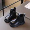 Botines Chelsea para Niños Otoño Invierno Unisex Botas de Cuero para Bebé Estilo Británico Elegantes Niños Medianos/Grandes Botas Martin Retro