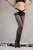 Medias Negras Sexy con Entrepierna Abierta, Medias de Malla Hueca Seductoras y Provocativas, Medias de Tirantes de una Sola Pieza, Tallas Grandes, Desgarrables