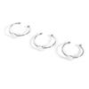 Bandeja para anillos de cobre chapado en oro ajustable, con preservación del color, con perla semicircular suelta y pegajosa, bandeja vacía para anillos.
