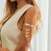 Pulseira de Tornozeleira com Franjas de Flecha Étnica Retro Transfronteiriça Europeia e Americana Corrente de Férias na Praia Boêmia Pulseira de Abertura Feminina