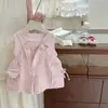 ¡Llegada de Verano Súper lindo! Conjunto de overol para niña, atuendo de verano para bebé niña, dulce y adorable conjunto de dos piezas con estrellas