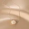 Collar de perlas naturales de agua dulce para mujer, estilo francés, ligero, lujoso, elegante, diseño de nicho, nuevo estilo, cadena de clavícula.