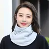 Bufanda Cálida Otoño e Invierno Engrosada Cortavientos Cubrecuellos Antifrío Unisex Bufanda de Lana Artefacto Antifrío para Montar