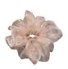 Elástico de Cabelo Scrunchie de Malha com Bolinhas Super Grande Novo Estilo Floresta Japonês Coreano Anel de Cabelo Feminino Acessórios de Cabelo Boutique