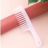 Peine transparente de dientes anchos y gruesos 529 para hombres y mujeres, cabello largo, rizado, liso, de plástico, para el hogar.