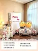 Capibara Lulu Proponer Confesar Decoración Tema de Dibujos Animados Interior Exterior Decoración con Globos Atmósfera Accesorios Sencillos Tablero KT