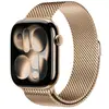 Adequado para Apple Ultra2/ Pulseira de Relógio Azul 3m, Pulseira de Aço Milanesa Linha 08, Pulseira de Relógio Magnética Iwatch10/11